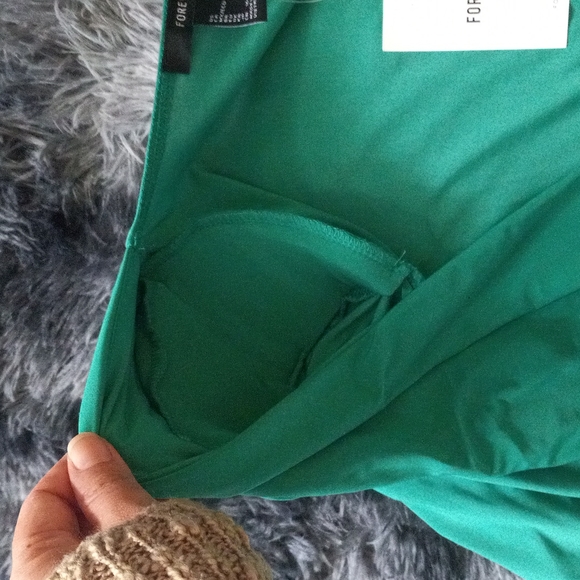 NWT Green Bodysuit Forever 21 size small - Picture 5 of 11